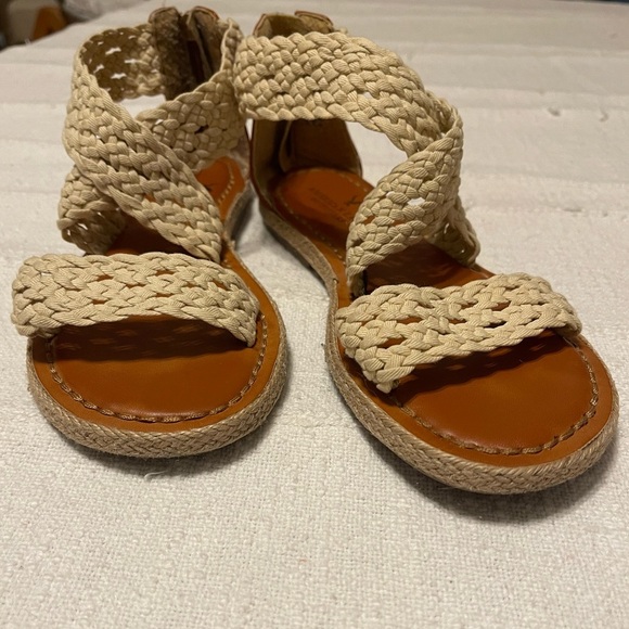 Boho Crochet Flat Summer Open Toe Sandals Women’s 8 - Picture 8 of 10